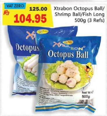 Xtrabon Octopus Ball/Shrimp Ball/Fish Long
