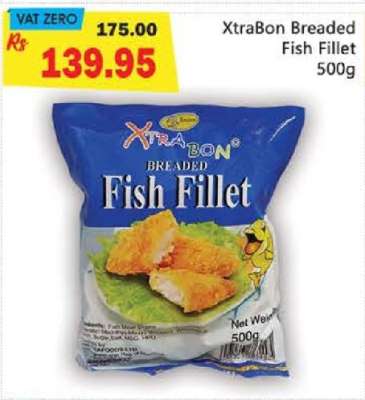 Xtrabon Breaded Fish Fillet 500g