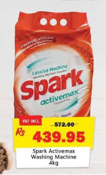 Spark Activemax Washing Machine 4kg
