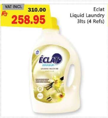 Eclat Liquid Laundry 3lts (4 Refs)