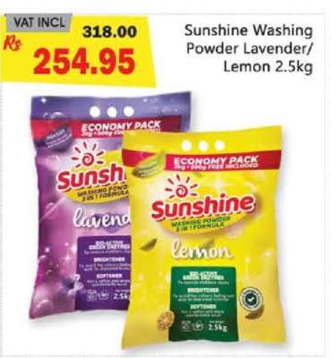 Sunshine Washing Powder Lavender/Lemon 2.5kg