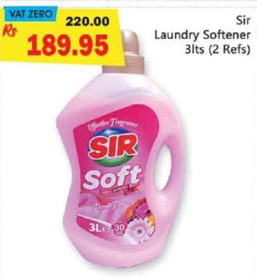 Sir Laundry Softener 3lts (2 Refs)