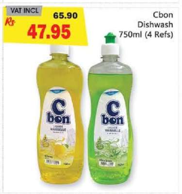 Cbon Dishwash 750ml (4 Refs)
