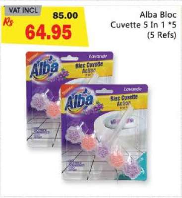 Alba Bloc Cuvette 5 In 1 *5 (5 Refs)