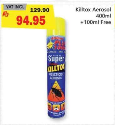 Killtox Aerosol 400ml +100ml Free