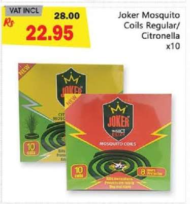 Joker Mosquito Coils Regular/Citronella x10