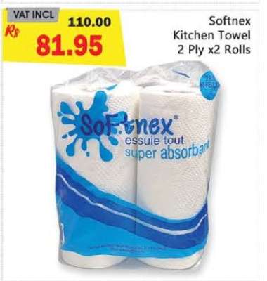 Softnex Kitchen Towel 2 Ply x2 Rolls
