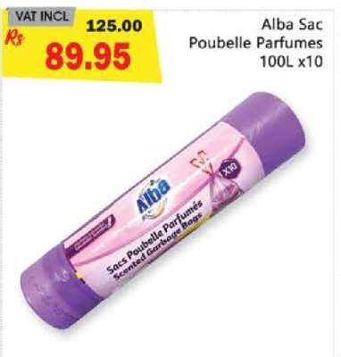 Alba Sac Poubelle Parfumés 100L x10