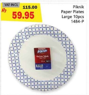 Piknik Paper Plates Large 10pcs