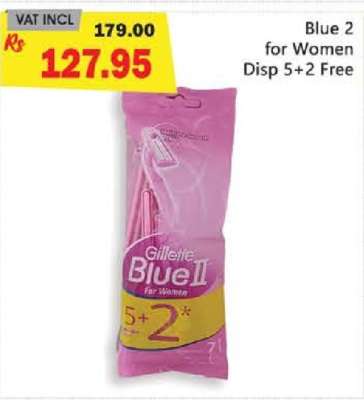 Blue 2 for Women Disp 5+2 Free