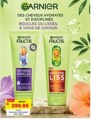 Fructis Shp/Alph Curls/Keratin Sleek 200ml