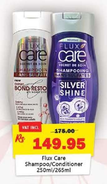 Flux Care Shampoo/Conditioner 250ml/265ml