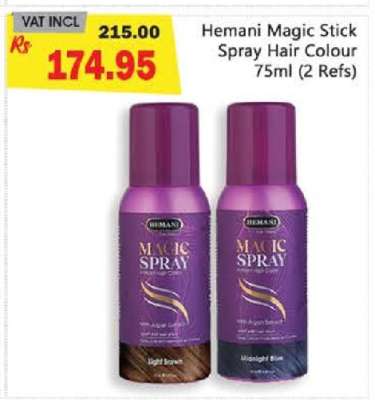 Hemani Magic Stick Spray Hair Colour 75ml (2 Refs)