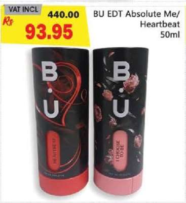 BU EDT Absolute Me/Heartbeat 50ml