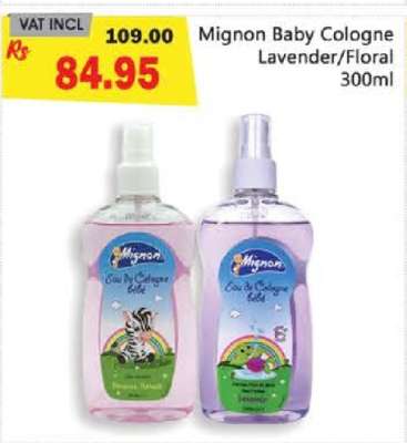 Mignon Baby Cologne Lavender/Floral 300ml