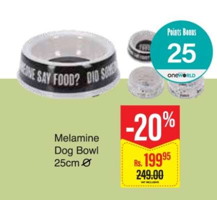 Melamine Dog Bowl