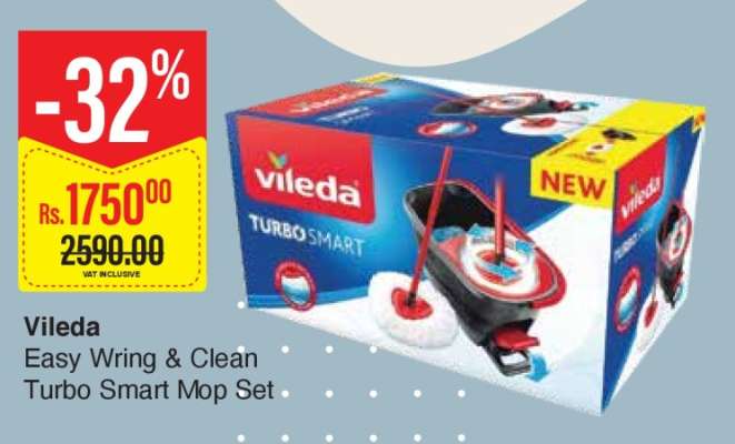 Vileda Easy Wring & Clean Turbo Smart Mop Set