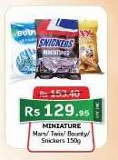 MINIATURE Mars/ Twix/ Bounty/ Snickers 150g