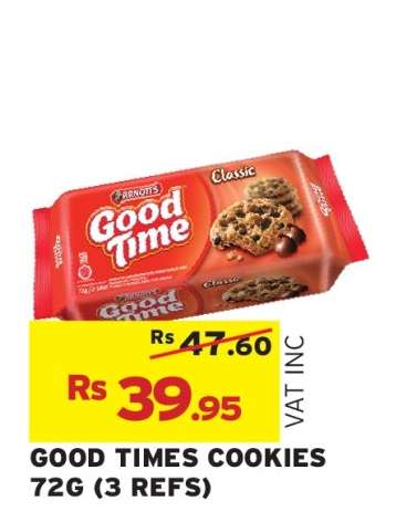 GOOD TIMES COOKIES 72G (3 REFS)