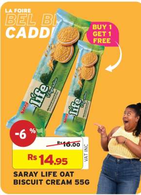 SARAY LIFE OAT BISCUIT CREAM 55G