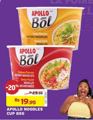 APOLLO NOODLES CUP 85G