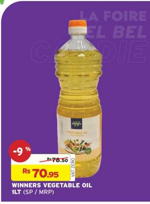 WINNERS VEGETABLE OIL