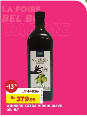 WINNERS EXTRA VIRGIN OLIVE OIL 1LT
