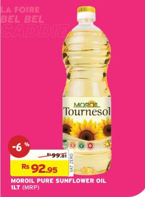 MOROIL PURE SUNFLOWER OIL 1LT