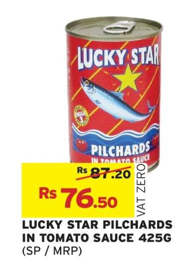 Lucky Star Pilchards in Tomato Sauce 425g