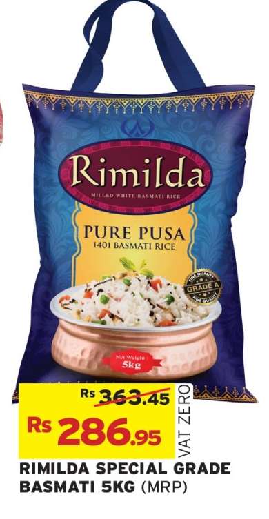 Rimilda Special Grade Basmati 5kg