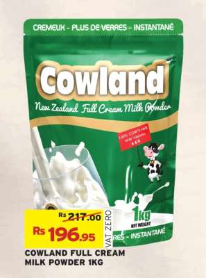 COWLAND FULL CREAM MILK POWDER 1KG