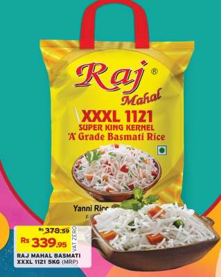 RAJ MAHAL BASMATI XXXL 1121 5KG