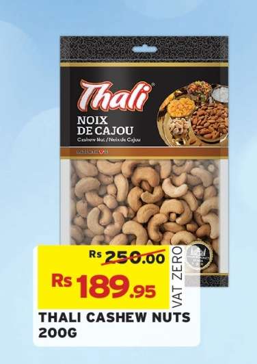 THALI CASHEW NUTS 200G