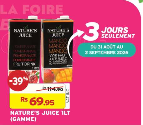 NATURE'S JUICE 1LT (GAMME)