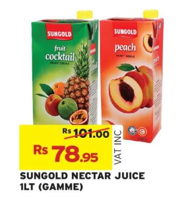 SUNGOLD NECTAR JUICE 1LT (GAMME)