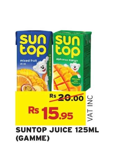 Suntop Juice 125ml (Gamme)
