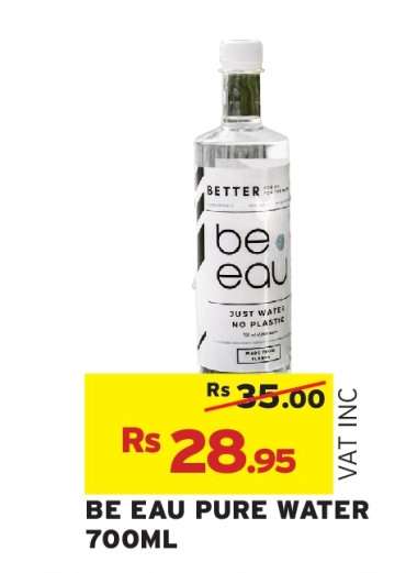 BE EAU PURE WATER 700ML