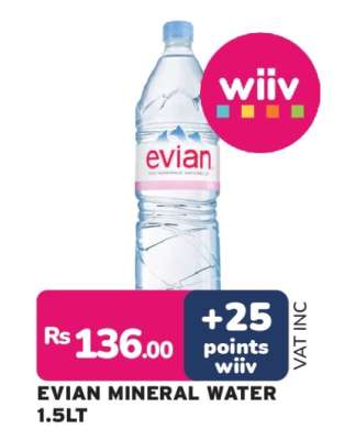 EVIAN MINERAL WATER