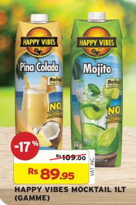 HAPPY VIBES MOCKTAIL 1LT (GAMME)