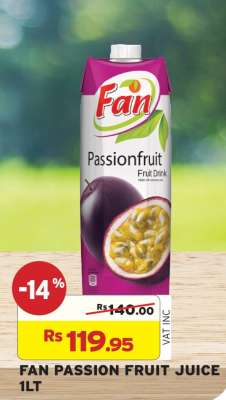 FAN PASSION FRUIT JUICE 1LT