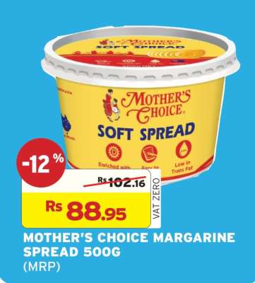 MOTHER'S CHOICE MARGARINE SPREAD 500G