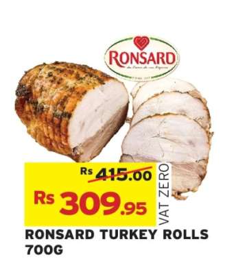 RONSARD TURKEY ROLLS 700G