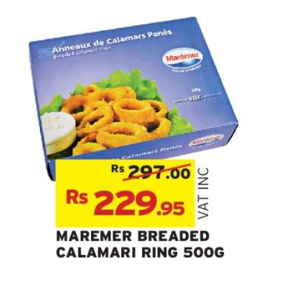 MAREMER BREADED CALAMARI RING 500G