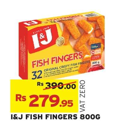 I&J Fish Fingers 800g