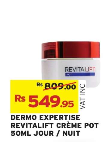 DERMO EXPERTISE REVITALIFT CREME POT 50ML JOUR / NUIT