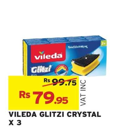 VILEDA GLITZI CRYSTAL X 3