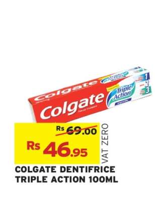 COLGATE DENTIFRICE TRIPLE ACTION 100ML