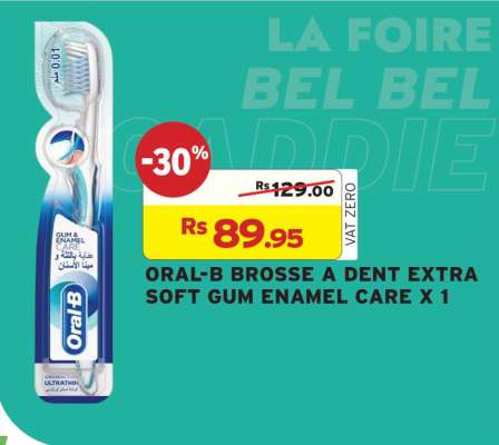 ORAL-B BROSSE A DENT EXTRA SOFT GUM ENAMEL CARE X 1
