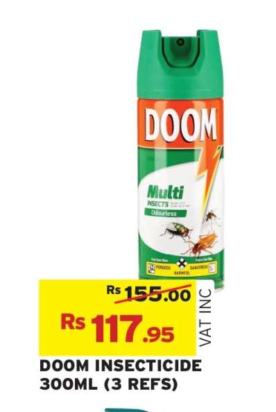 Doom Insecticide 300ml (3 Refs)
