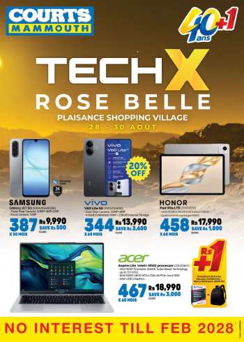 thumbnail - Courts Mammouth catalogue - Tech X Rose Belle
